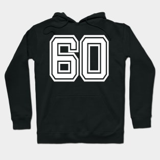 Number 60 for a sports team, group, or community T-Shirt Hoodie